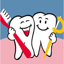 LUC - Kit canevas Soudan Dents 20x20cm