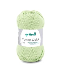 Fil à tricoter COTTON QUICK UNI - Gründl - PPSC - certifié Oeko-Tex 164 Vert