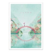 Affiche 50x70 cm - Visit Japan Version 2 - Henry Rivers
