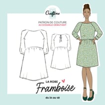 Patron Craftine Robe Framboise - Format Papier