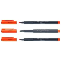 Lot de 3 marqueurs fluo Neon pointe fibre 1,5 mm - FABER-CASTELL - Orange - Goldfaber