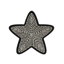 Ecusson thermocollant Etoile argentée 4,5cm x 4cm