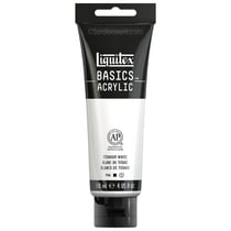 Peinture Acrylique en tube blanc de titane 118ml - Liquitex Basics Amazon