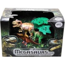 Coffret 3 dinosaures : tyrannosaures, ptéranodon, vélociraptor - figurine - animaux préhistorique - 4340009a