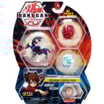 Bakugan battle planet - pack de demarrage darkus kelion : 3 boules - spin master 20118473