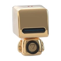Mob - Astro Speaker - Petit Speaker Portable - Haut Parleur Puissant - Design Fun et Original - Or