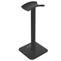Swissten Support casque audio Bureau Aluminium élégant Stable Antidérapant Noir