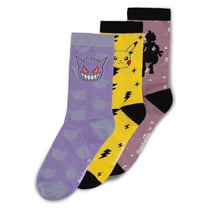 Pokémon - Pack 3 paires de chaussettes Pokémon Crew 39-42