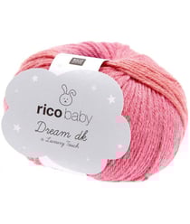 Fil à tricoter Rico RICO BABY DREAM LUX TOUCH - Rico Design 023 Berries