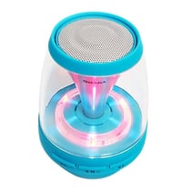Mini Enceinte Bluetooth Portable Multifonction Avec Lampe Magique Colorée Sans Fil Bleu YONIS
