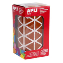 Apli Agipa - Gommettes rouleau Triangle 20 mm marron x 2 832