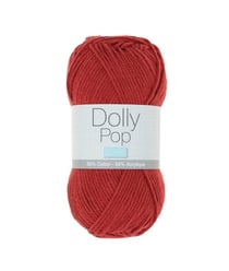 Fil à tricoter Coton et Acrylique Dolly Pop - Trimits 114 Rouge
