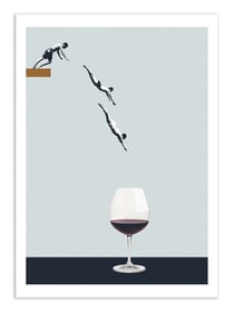 Affiche - Your best friends forget you get old - Maarten Leon