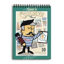 cahier de coloriage Marcel - Marcel Travel Posters