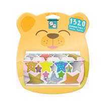 Gommettes en rouleau Etoiles 5 m 1 320 pièces