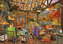 Puzzle 2000 pièces - Adirondack Porch - Bluebird Puzzle