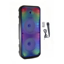 Enceinte Karaoké lumineuse - KA25-FIRE - Bluetooth V5.0 - 64 cm - 850 W - Noir