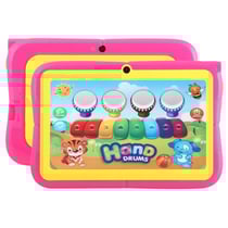 Tablette Éducative Android Quad Core Wifi Bluetooth 8 Go Contrôle Parental Rose YONIS