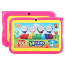 Tablette Éducative Android Quad Core Wifi Bluetooth Contrôle Parental Rose ROM 32 Go YONIS