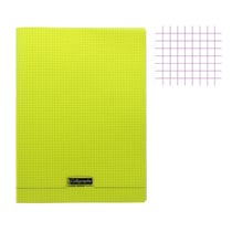 Cahier - 24x32(cm) - Petits carreaux - 96 pages - couverture en polypro - sans spirale - Clairefontaine - Calligraphe