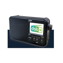 Radio Portable Numérique Noir - Cgv 13031
