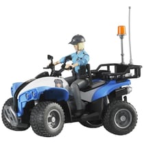 Quad Police avec Policière et Accessoires