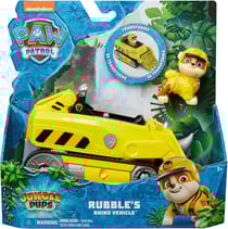 Coffret pat patrouille jungle pups : tout terrain + ruben - vehicule transformable - figurine chien - paw patrol - spin master