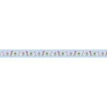 Rayher - Fabric Tape 1,5 cm (ruban adhesif textile) Oiseaux et fleurs