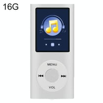Lecteur MP4 Écran 1.8 Pouces 16GB Avec Écouteurs Et Câble Noir Argent YONIS