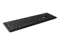PORT Connect clavier sans fil robuste de bureau USB-A & USB-C design 12 raccourcis et pavé numérique noir