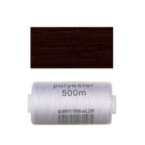 Bobine 500m fil polyester Gabon marron