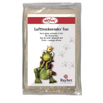 Terre glaise séchante à l'air, 500g, blanc