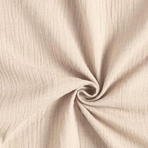 Coupon de tissu en double gaze de coton - Laize : 130 cm
