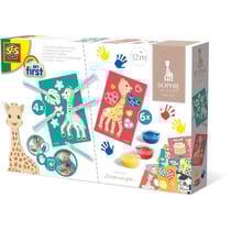 Kit coloriage et peinture Sophie la Girafe - Pour enfant de 12 mois - Multicolore