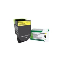 Lexmark 71B20Y0 Cartouche de toner jaune, programme de retour