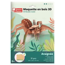 Maquette en bois 3D araignee - Graine Creative - Vert