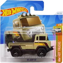 Vehicule 57 jeep fc hot wheels 1/64 - hw hot trucks 3/10 - mattel - htc30 - petite voiture metal