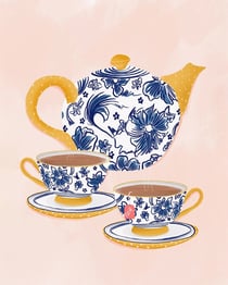 Peinture par numéros "L'Heure du Th