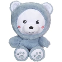 Peluche Ours Hoody Pets-  - Bleu,24 cm