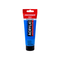Peinture Acrylique en tube - Bleu métallique - 834 - Amsterdam - 120ml