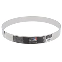 Cercle à entremets inox H 3,5 cm Ø 30 cm