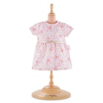 Robe rose poupon 30 cm - habit mon premier corolle - fpp31 (425)