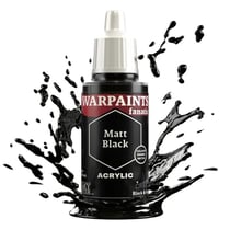 Peinture acrylique noire mate - THE ARMY PAINTER - Warpaints Fanatic - Noir mat - Peinture pour figurines