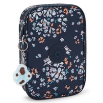 Trousse rectangulaire Kipling 100 Pens 21 CM Haut de Gamme Flower Field