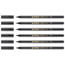 Lot de 6 feutres pointe pinceau - EDDING - Noir - 1-3 mm