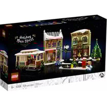Lego icons 10308 la grande rue decoree pour les fetes