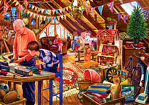 Puzzle 1500 pièces - Attic Playtime - Bluebird Puzzle