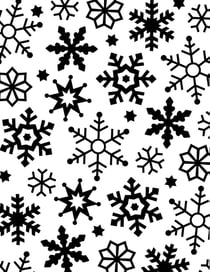 Matrice d'embossage flocons 10x15 cm - Artemio