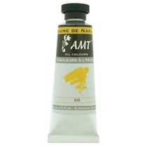 Peinture à l'huile fine en tube jaune de naples 45ml - Amt