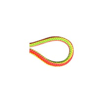 Bobine 25m Cordon tricoté 4.5mm fluo multicolore